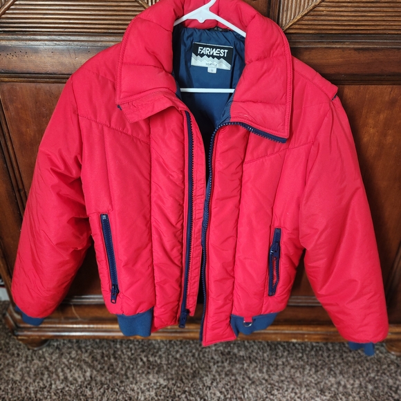 Vintage Ladies Waterproof Far West Seattle Puffer Jacket